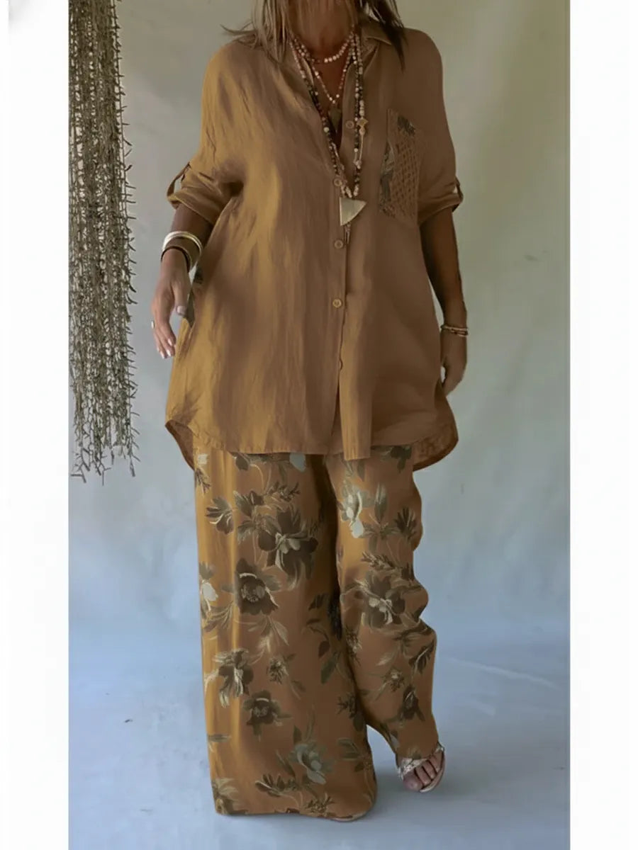 Coordinato Irene - in lino e cotone