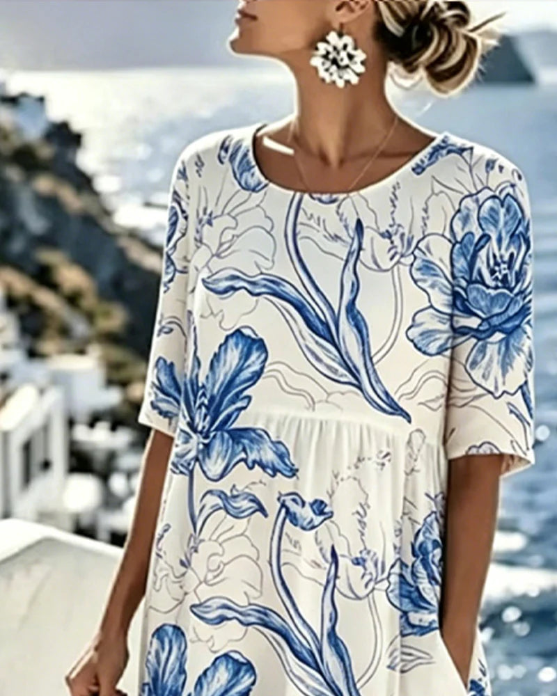 Vestito Ginevra - in lino e cotone