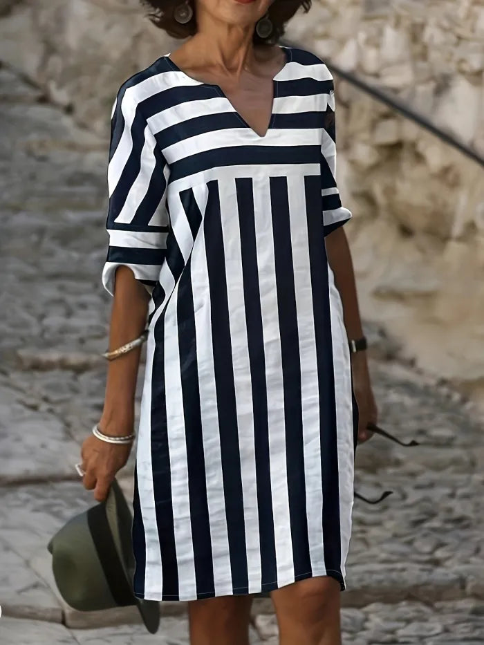 Vestito Gioia a Righe - 100% LIno