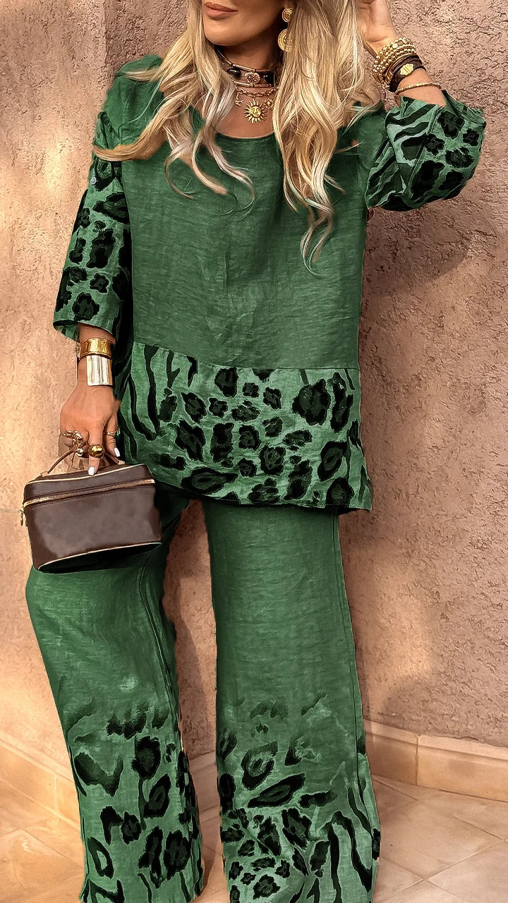 Coordinato Zaira - in lino e cotone