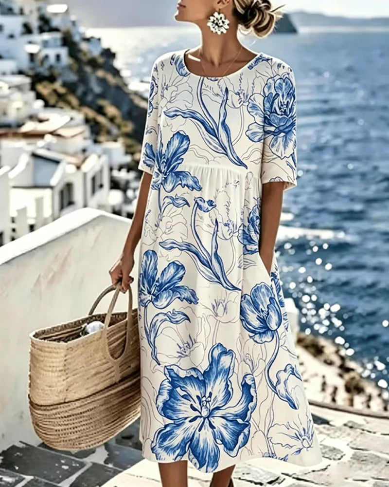 Vestito Ginevra - in lino e cotone