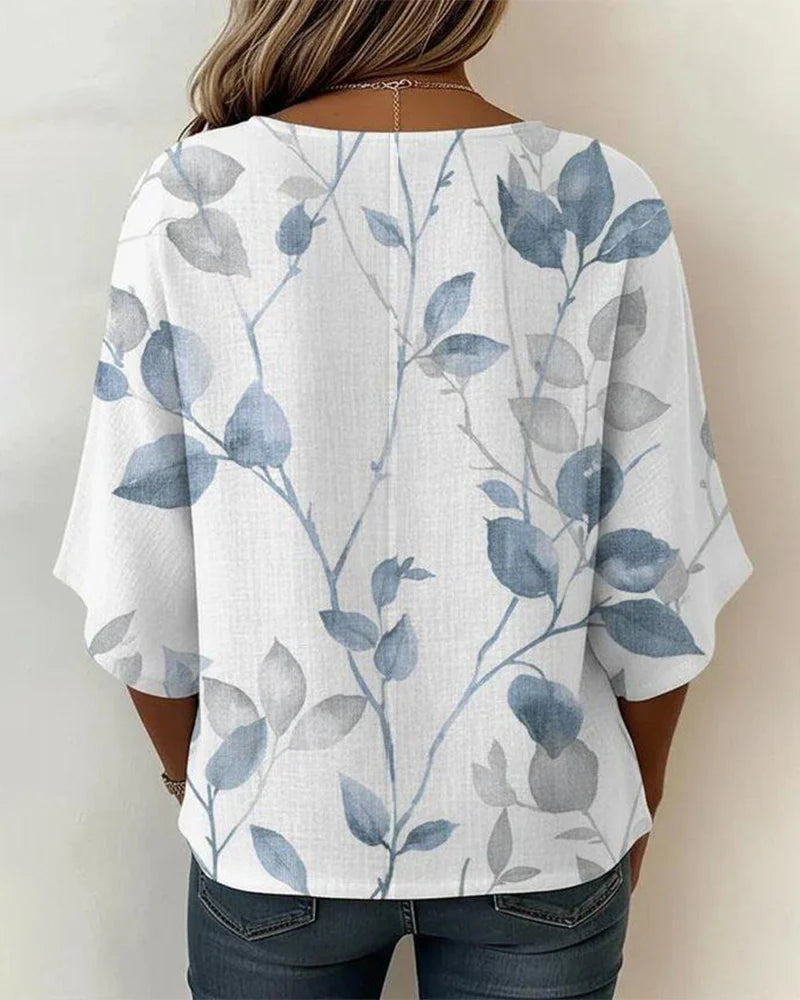 Blusa Elena - in lino e cotone