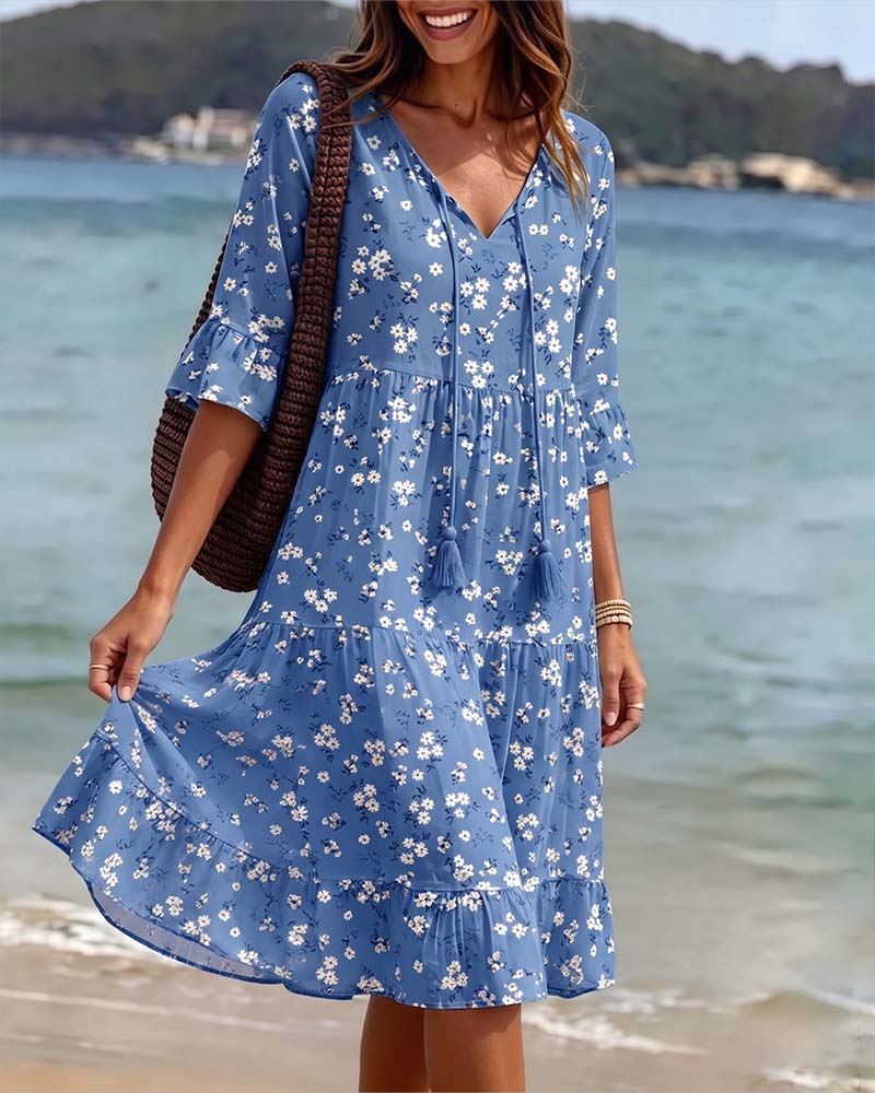 Vestito Nora - in lino e cotone