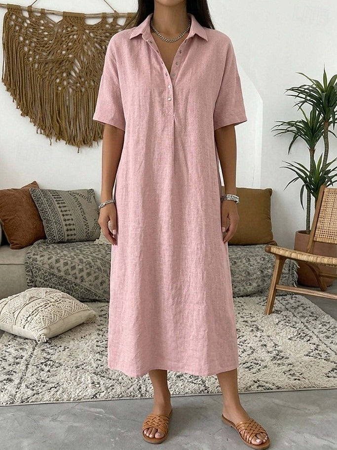Vestito Esmeralda - in lino e cotone