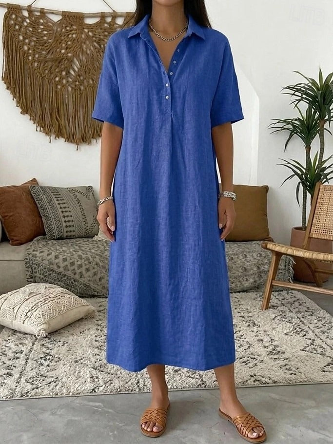 Vestito Esmeralda - in lino e cotone