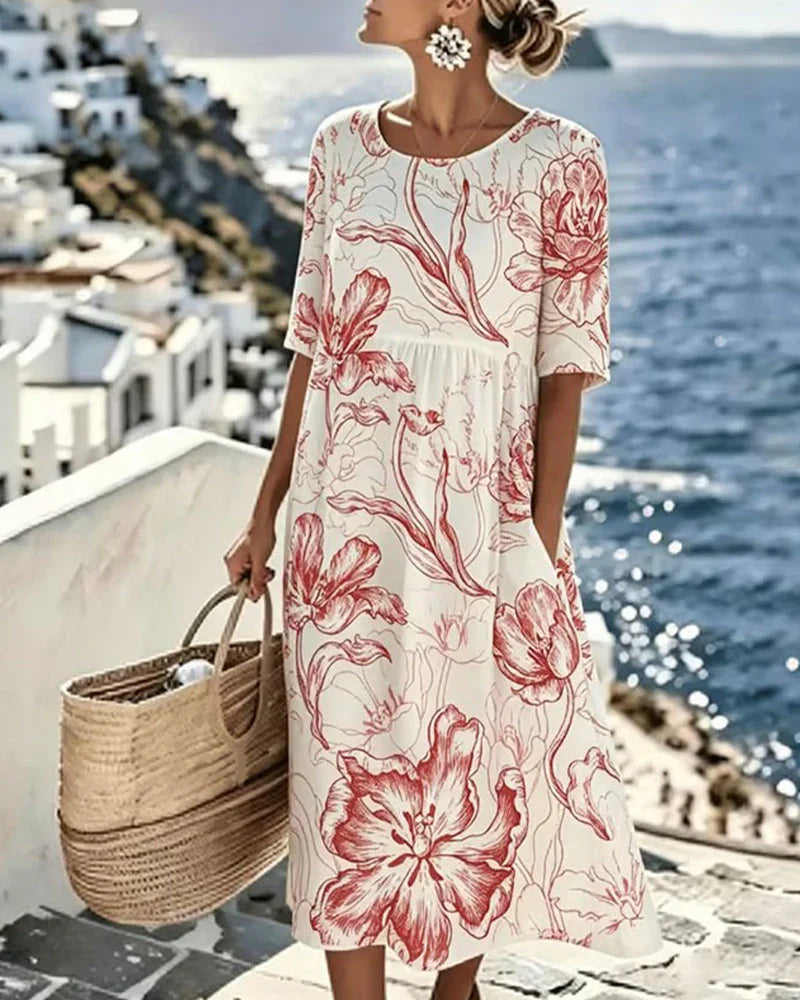 Vestito Ginevra - in lino e cotone