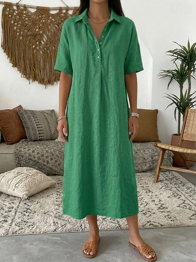 Vestito Esmeralda - in lino e cotone
