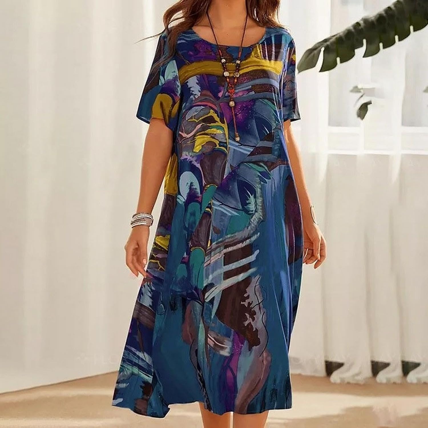 Vestito Angelica - in seta e cotone