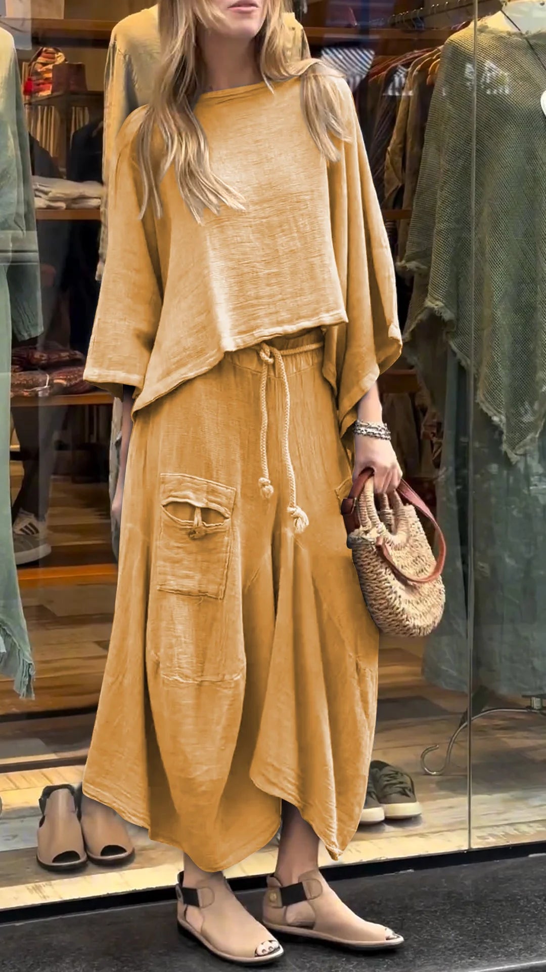 Coordinato Carla - in lino e cotone