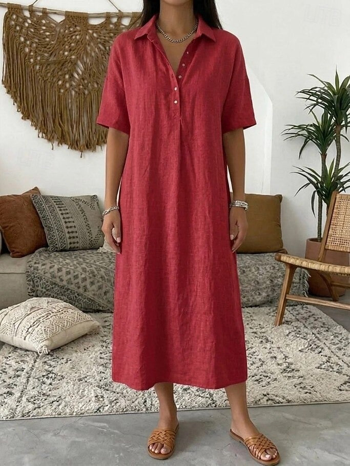 Vestito Esmeralda - in lino e cotone