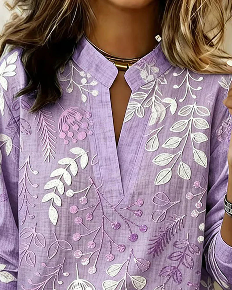 Blusa Nicole - in lino e cotone