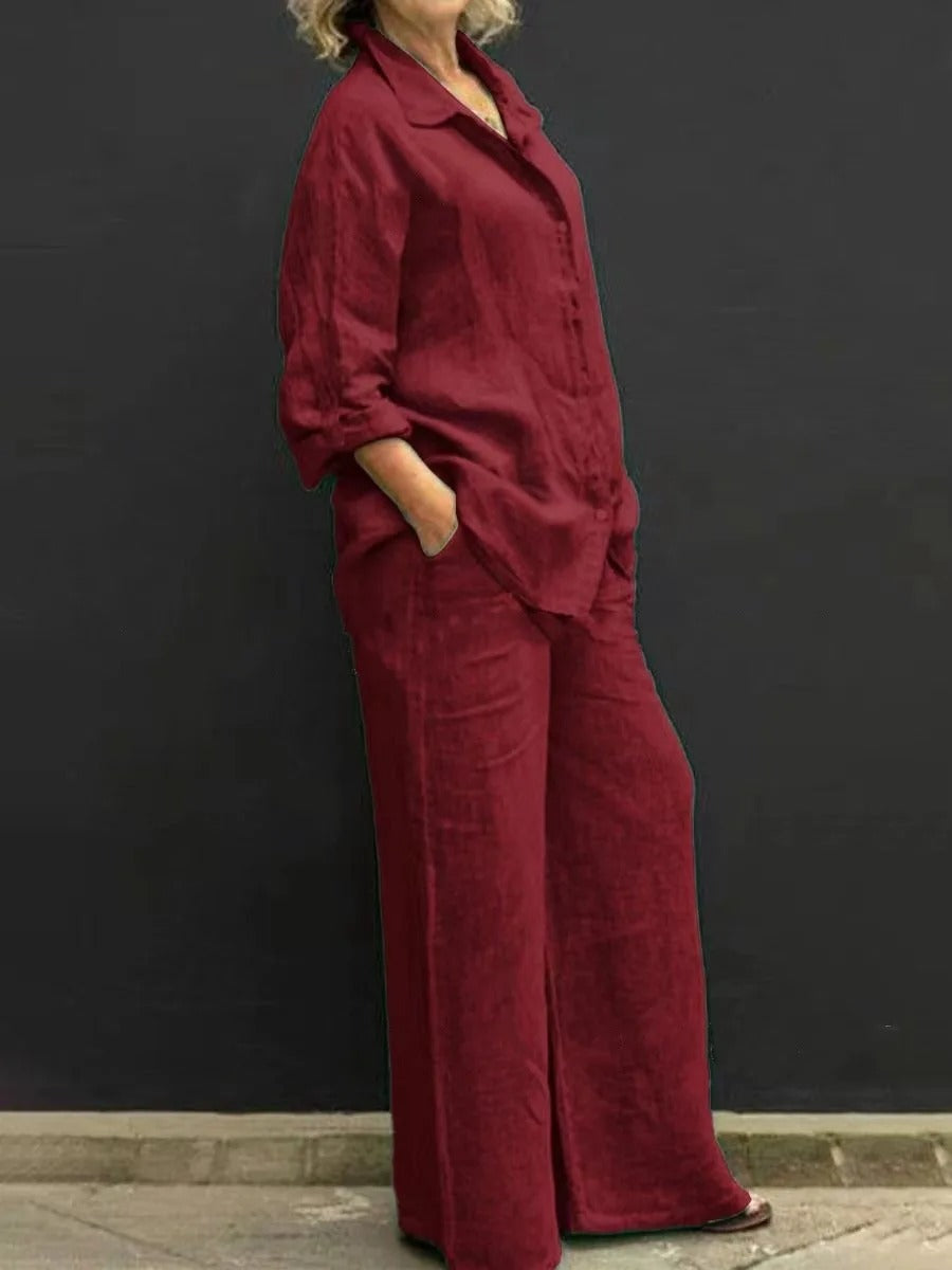 Coordinato Caterina - in lino e cotone