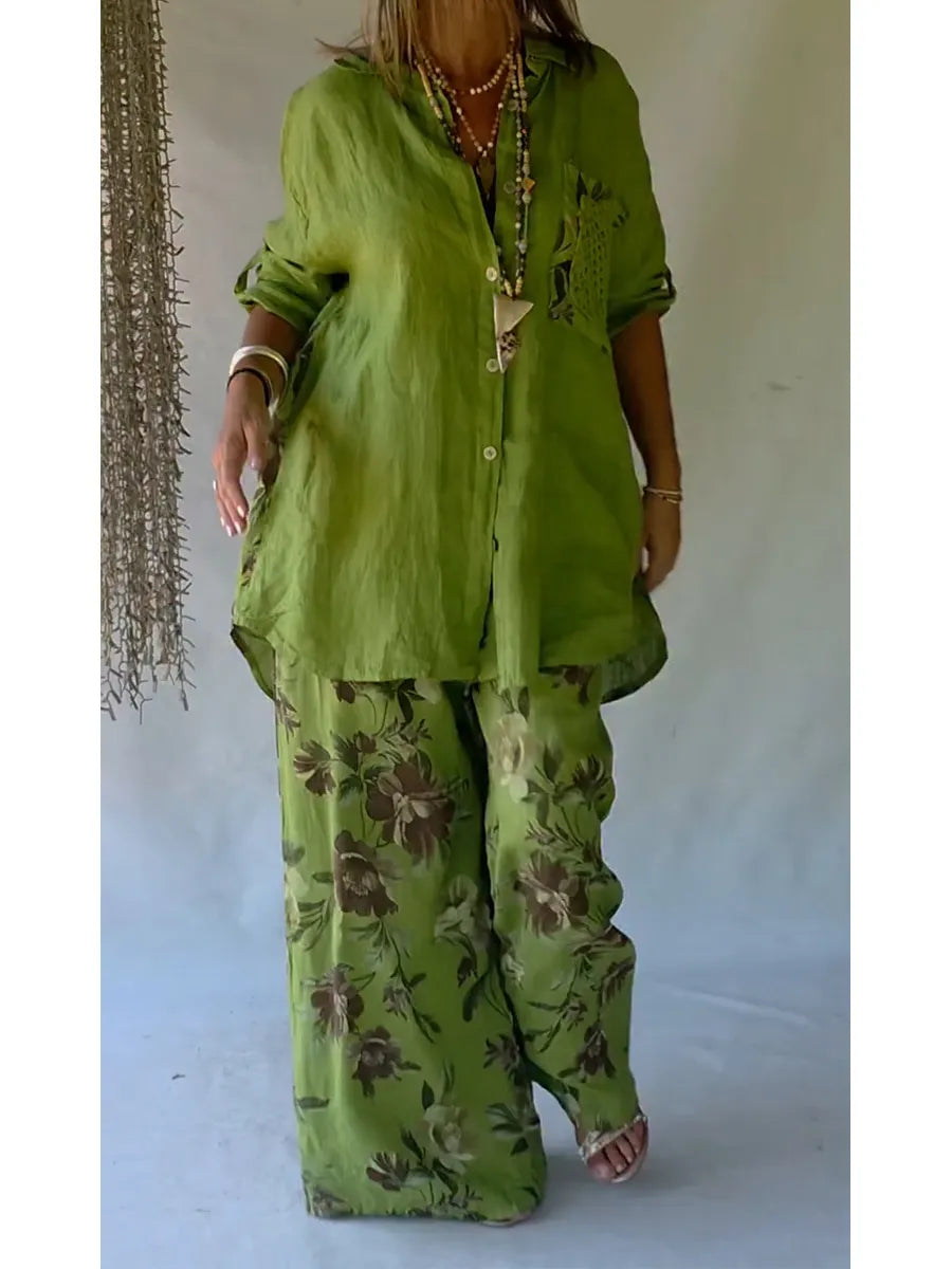 Coordinato Irene - in lino e cotone