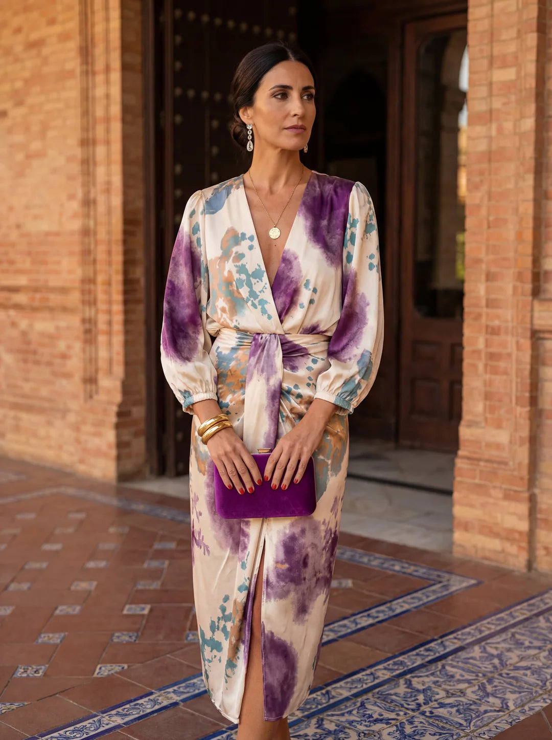 Vestito Adele - in seta e cotone