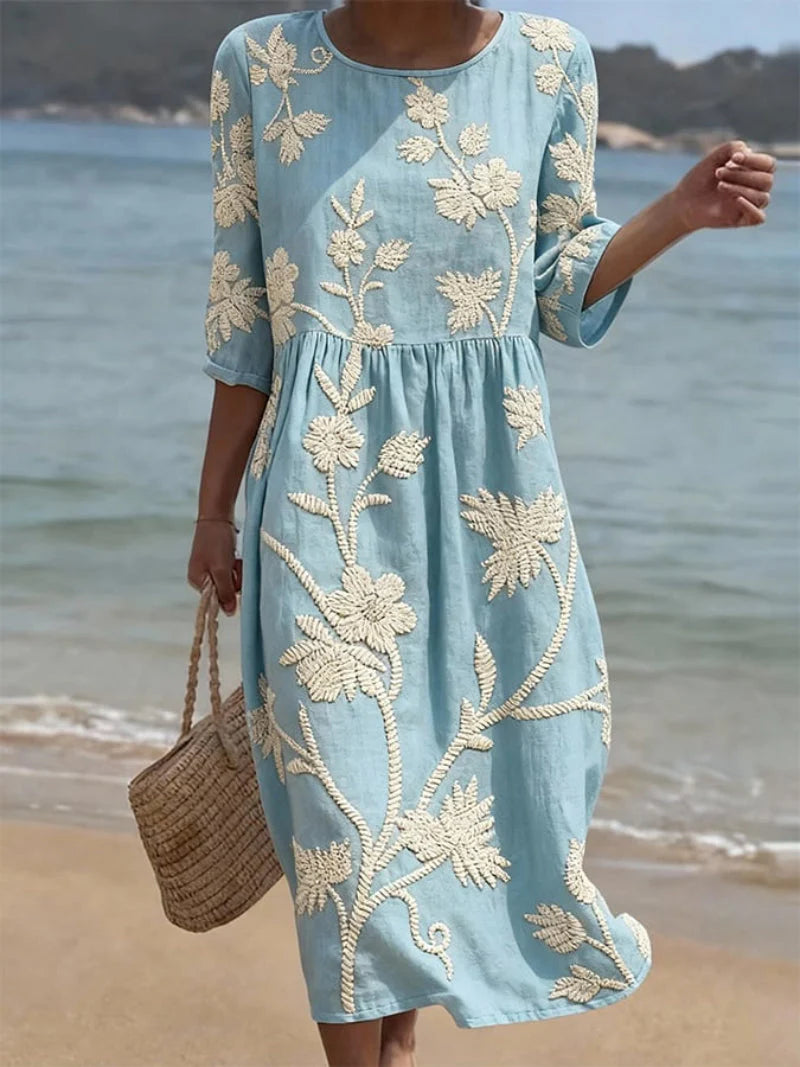 Vestito Jennifer - in lino e cotone