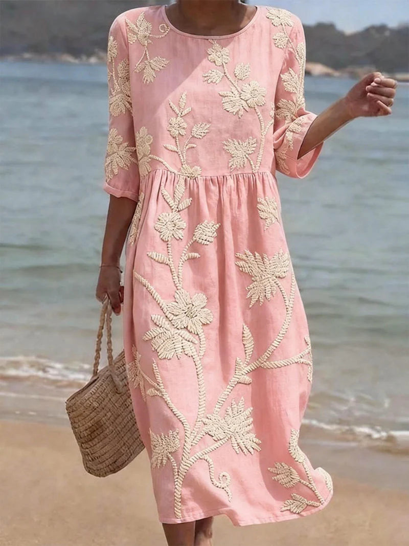 Vestito Jennifer - in lino e cotone