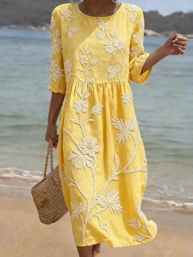 Vestito Jennifer - in lino e cotone