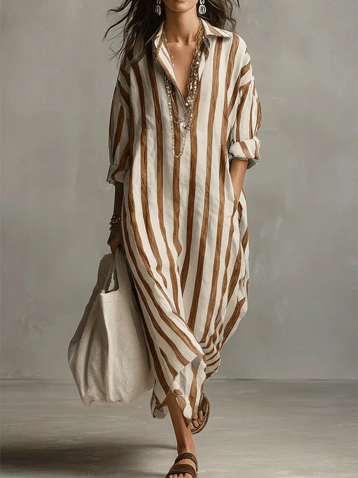 Vestito Laura - in Puro Lino e Cotone