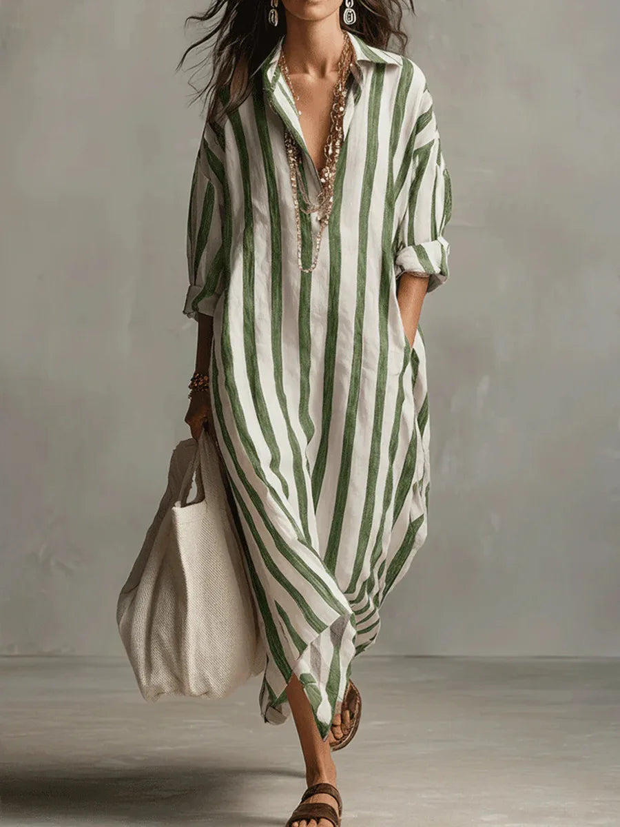 Vestito Laura - in Puro Lino e Cotone