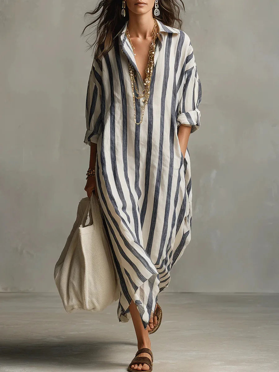 Vestito Laura - in Puro Lino e Cotone