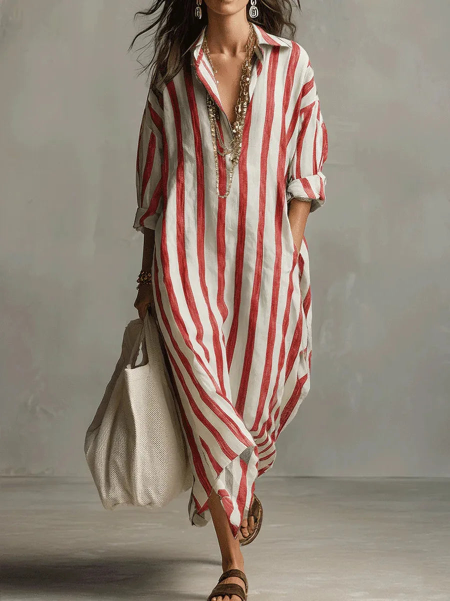 Vestito Laura - in Puro Lino e Cotone