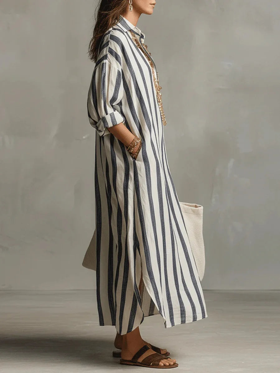 Vestito Laura - in Puro Lino e Cotone