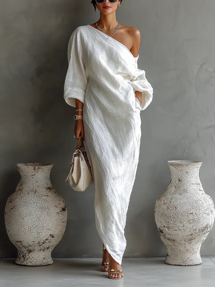 Vestito Elisa - in lino e cotone