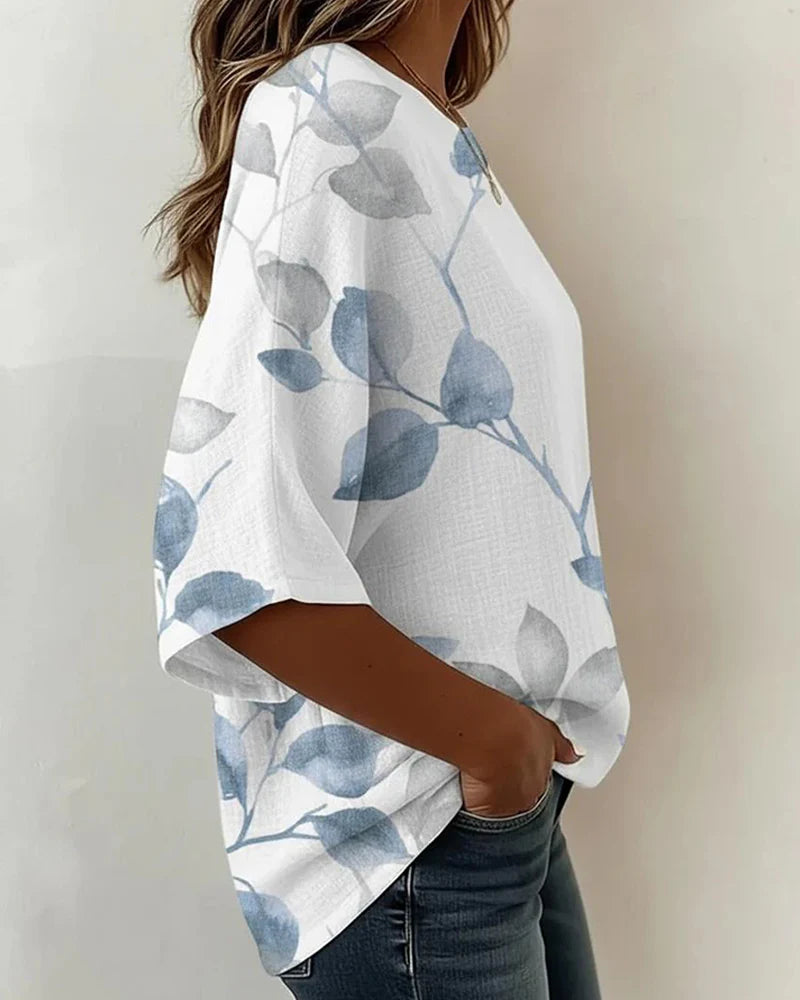 Blusa Elena - in lino e cotone