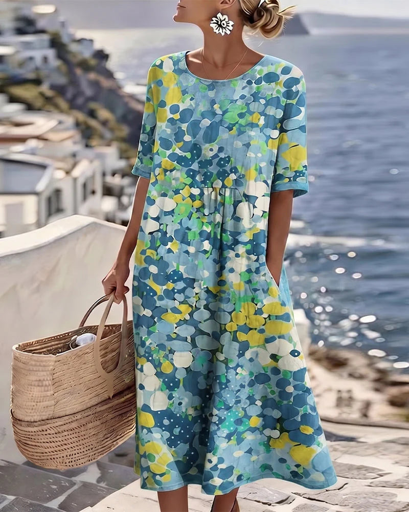 Vestito Denise - in lino e cotone