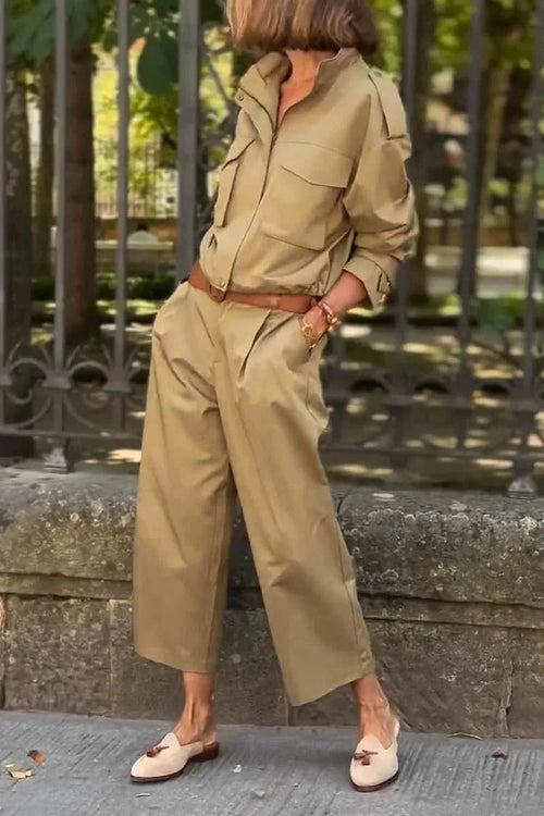 Coordinato Lucia -  in cotone elasticizzato leggero