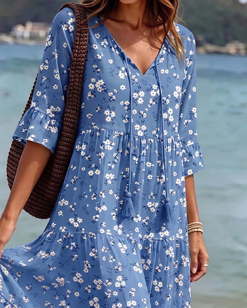 Vestito Nora - in lino e cotone