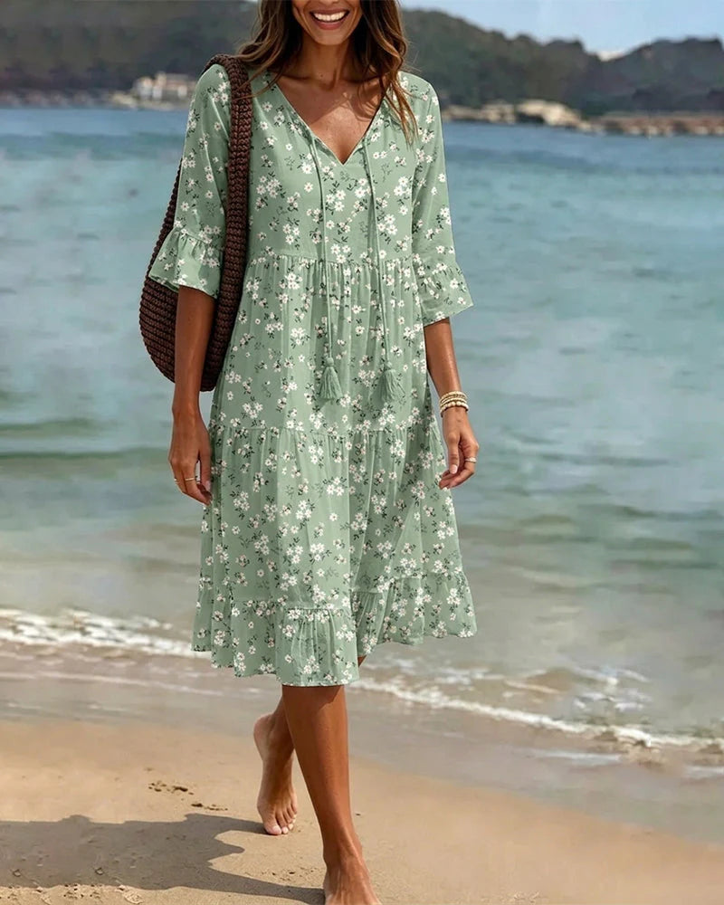 Vestito Nora - in lino e cotone