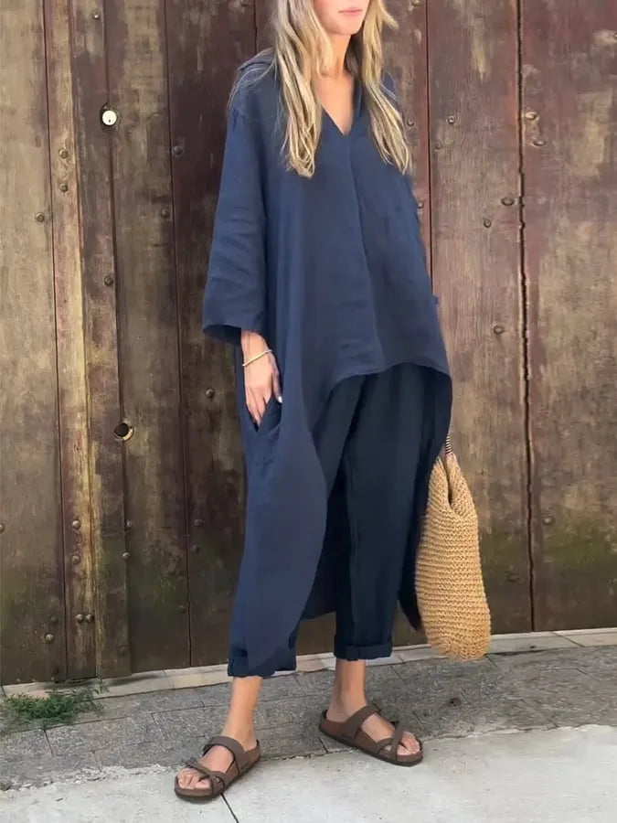 Coordinato Sara - in cotone e seta