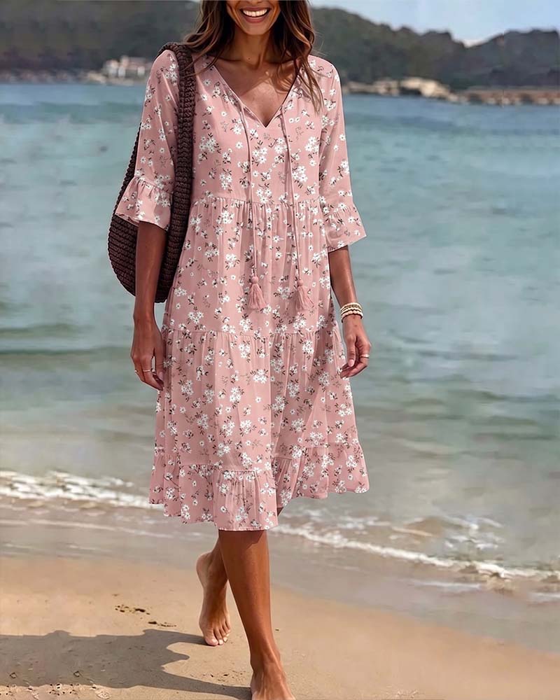 Vestito Nora - in lino e cotone