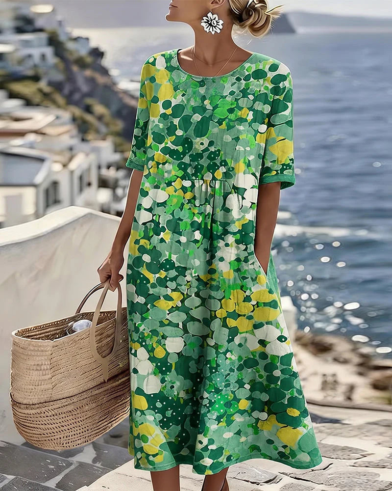 Vestito Denise - in lino e cotone