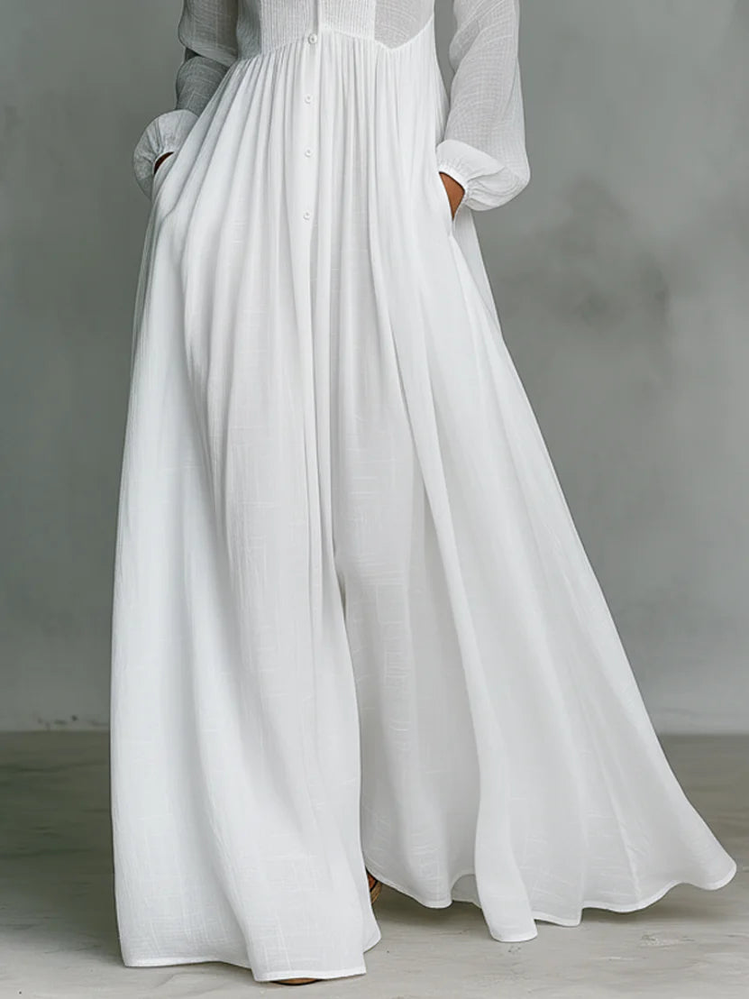 Vestito Clarissa - in lino e cotone