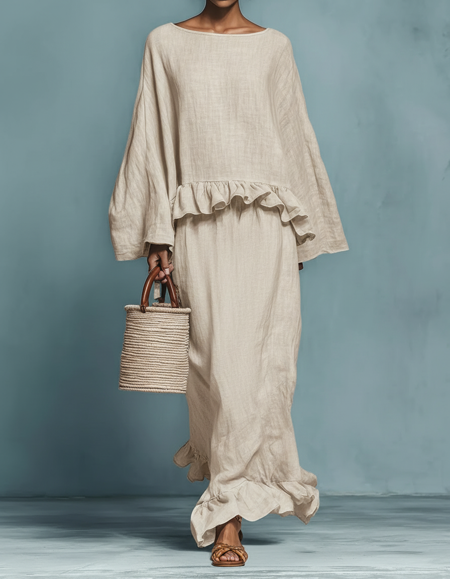 Vestito Camilla - in lino e cotone