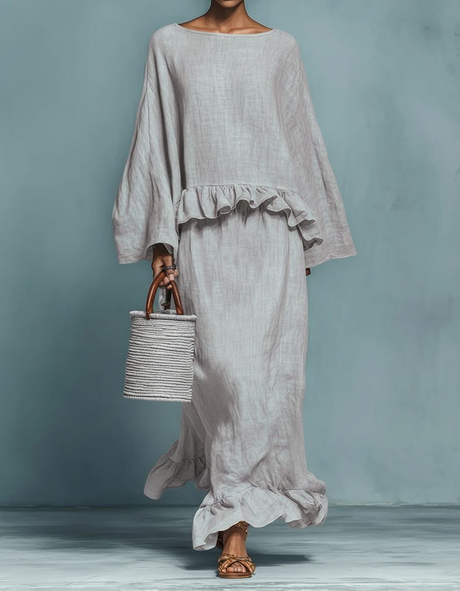 Vestito Camilla - in lino e cotone