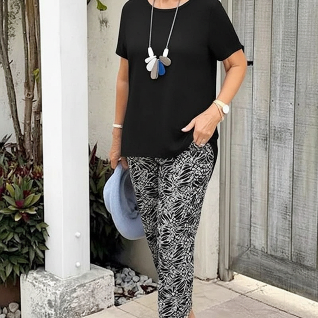 Coordinato Rossella - in cotone elasticizzato premium