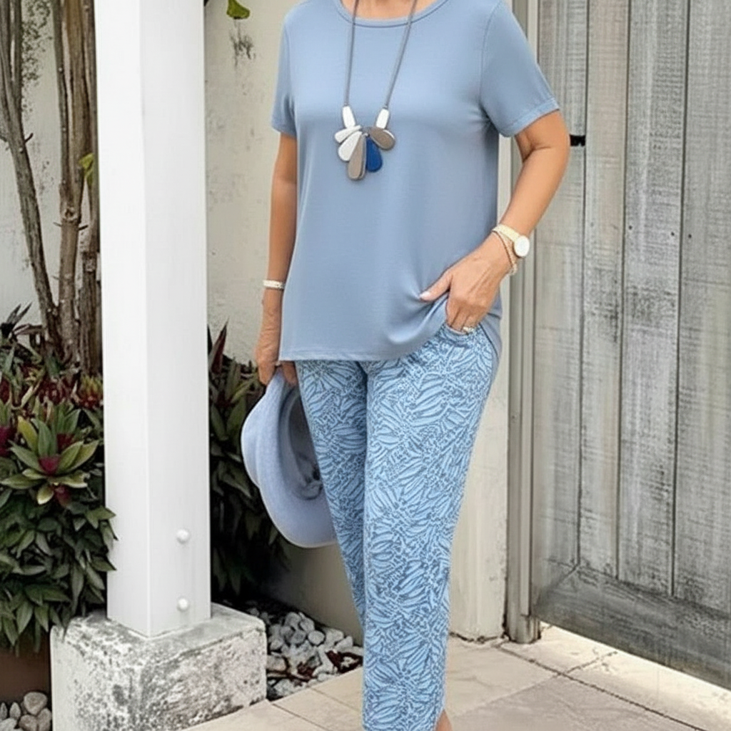 Coordinato Rossella - in cotone elasticizzato premium