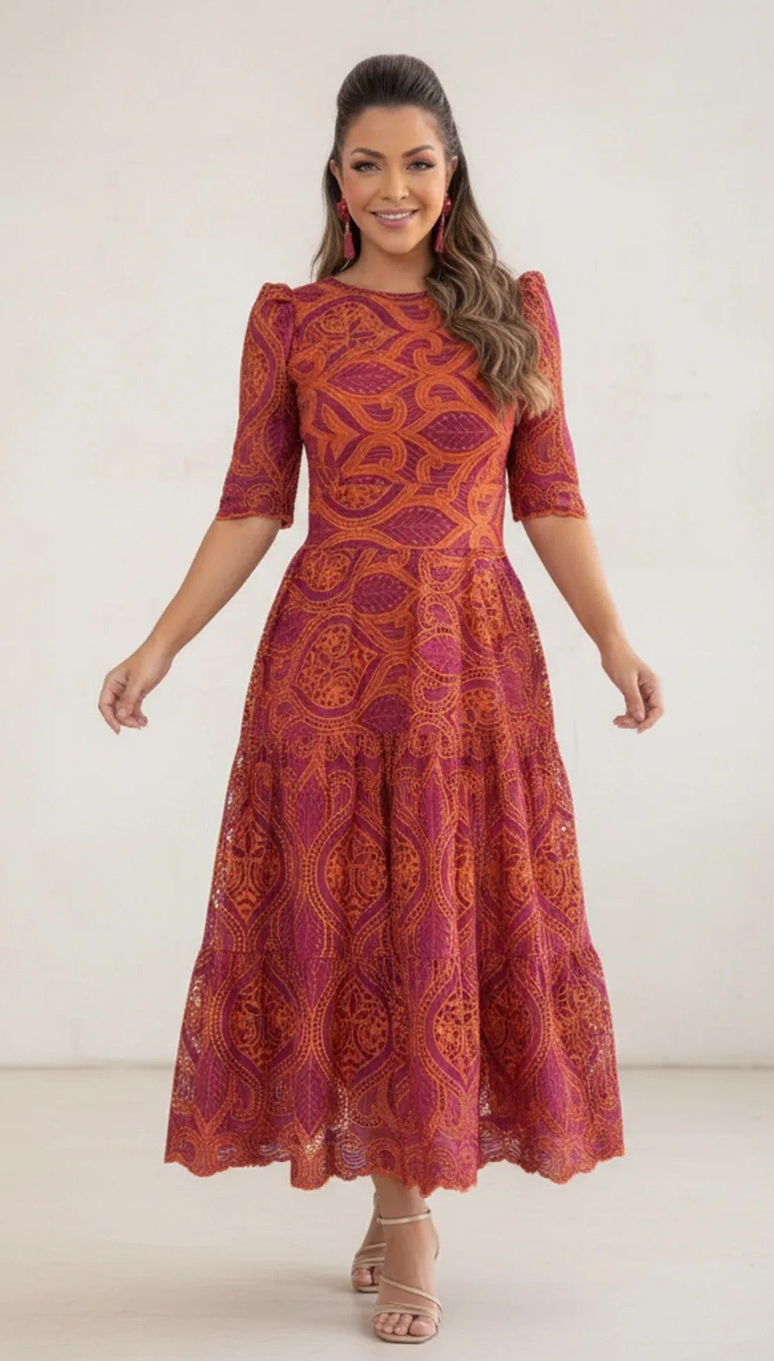Vestito Pamela - in lino e cotone
