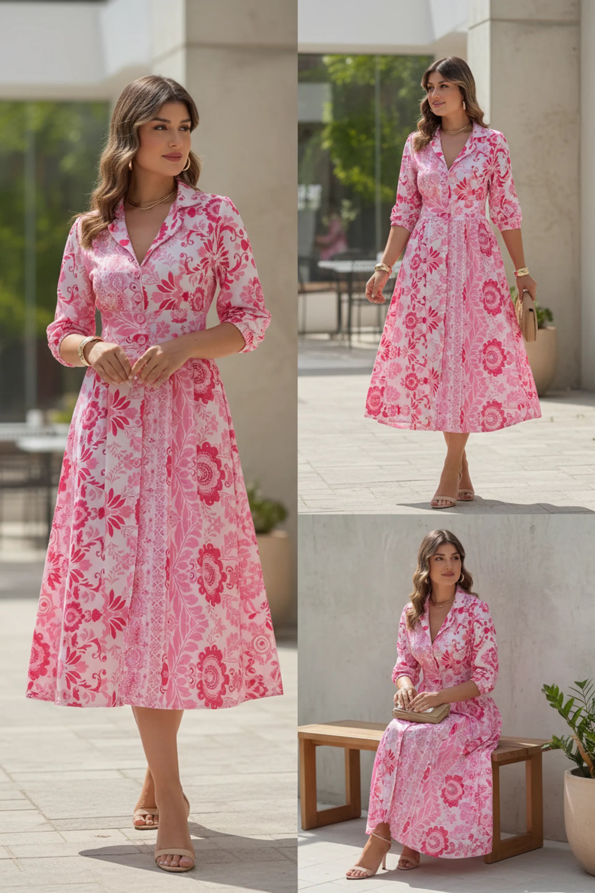 Vestito Linda - in seta e cotone