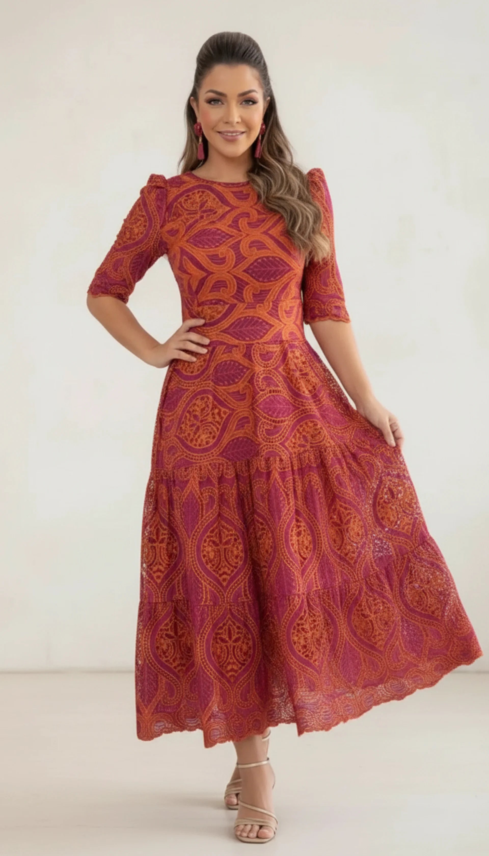 Vestito Pamela - in lino e cotone