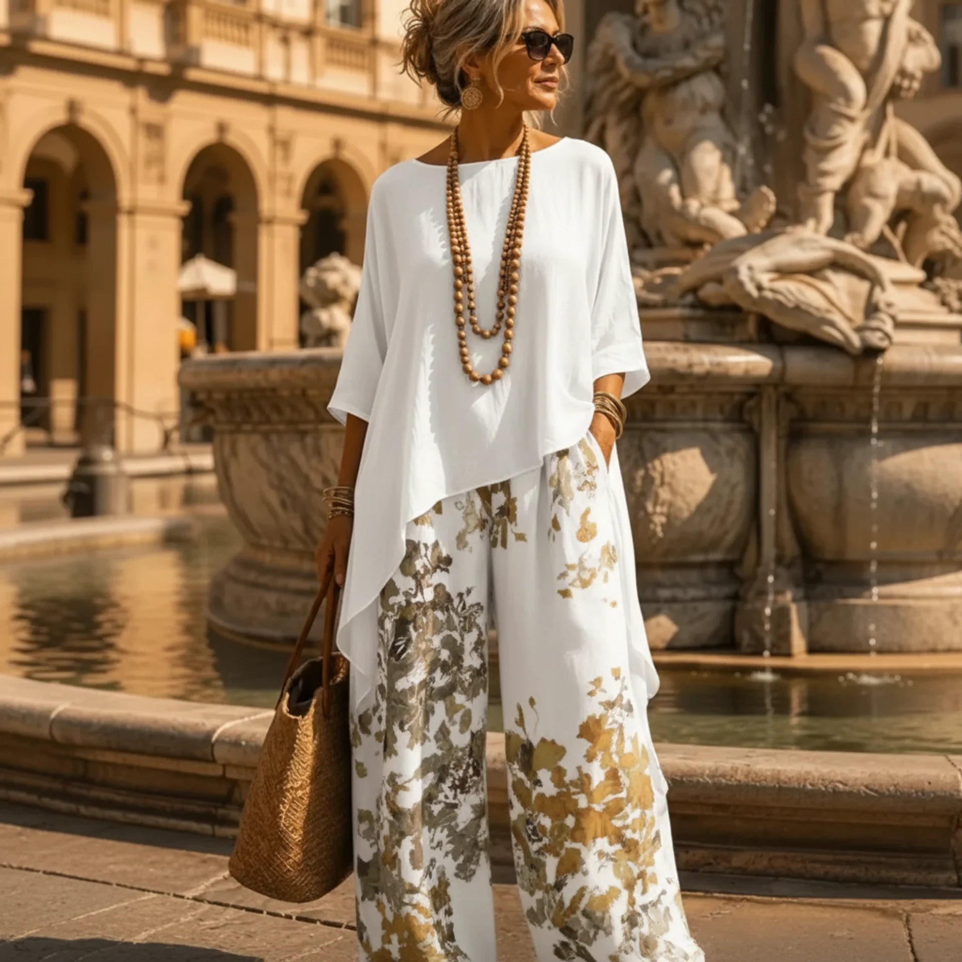 Coordinato Naomi - in seta e cotone