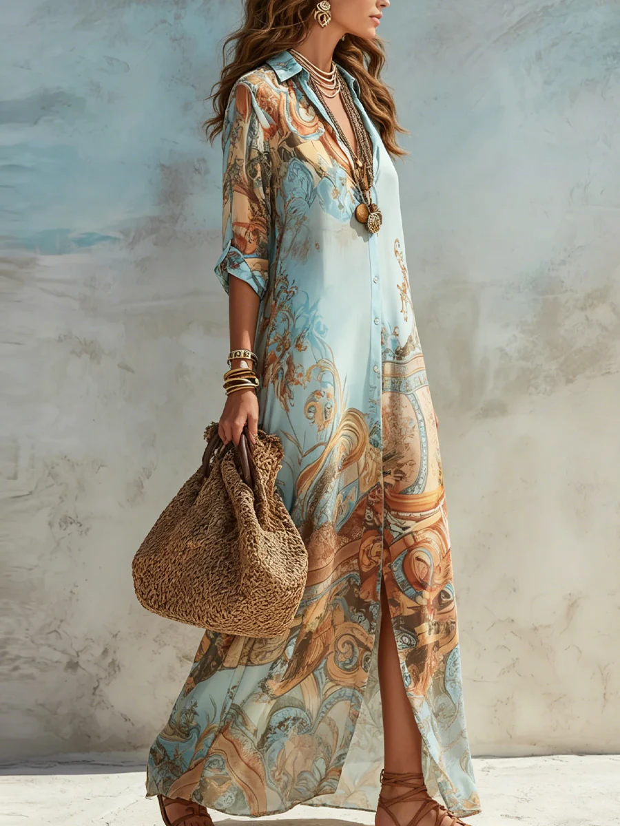 Vestito Valentina - in lino e cotone