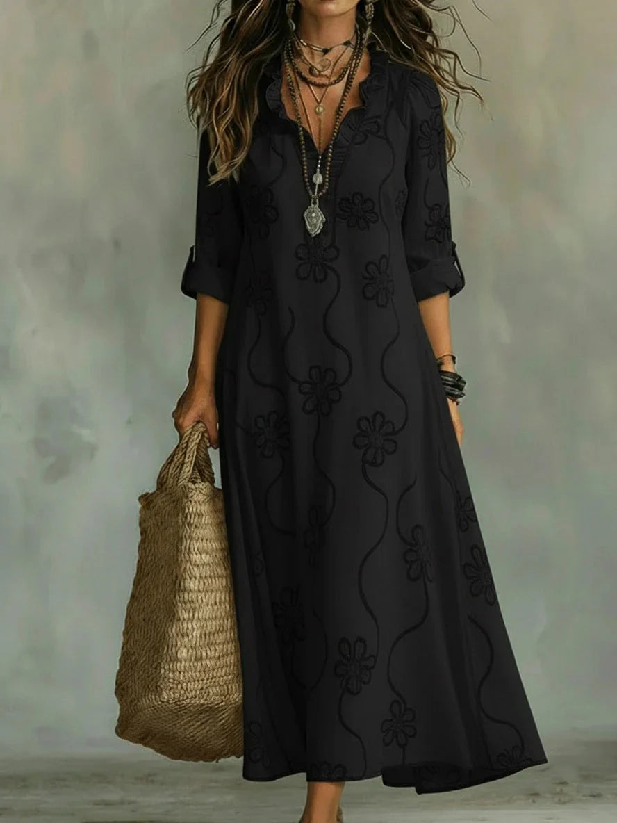 Vestito Agnese - in seta e cotone