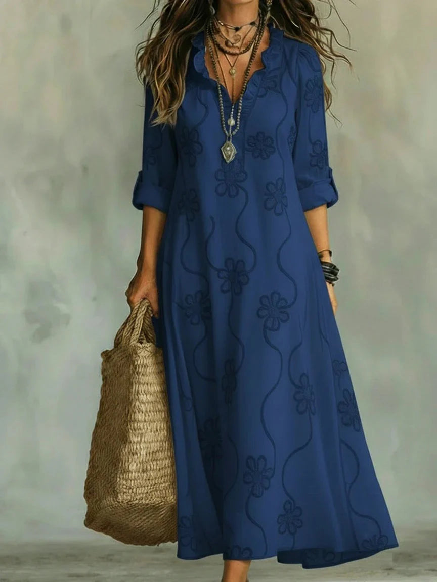 Vestito Agnese - in seta e cotone