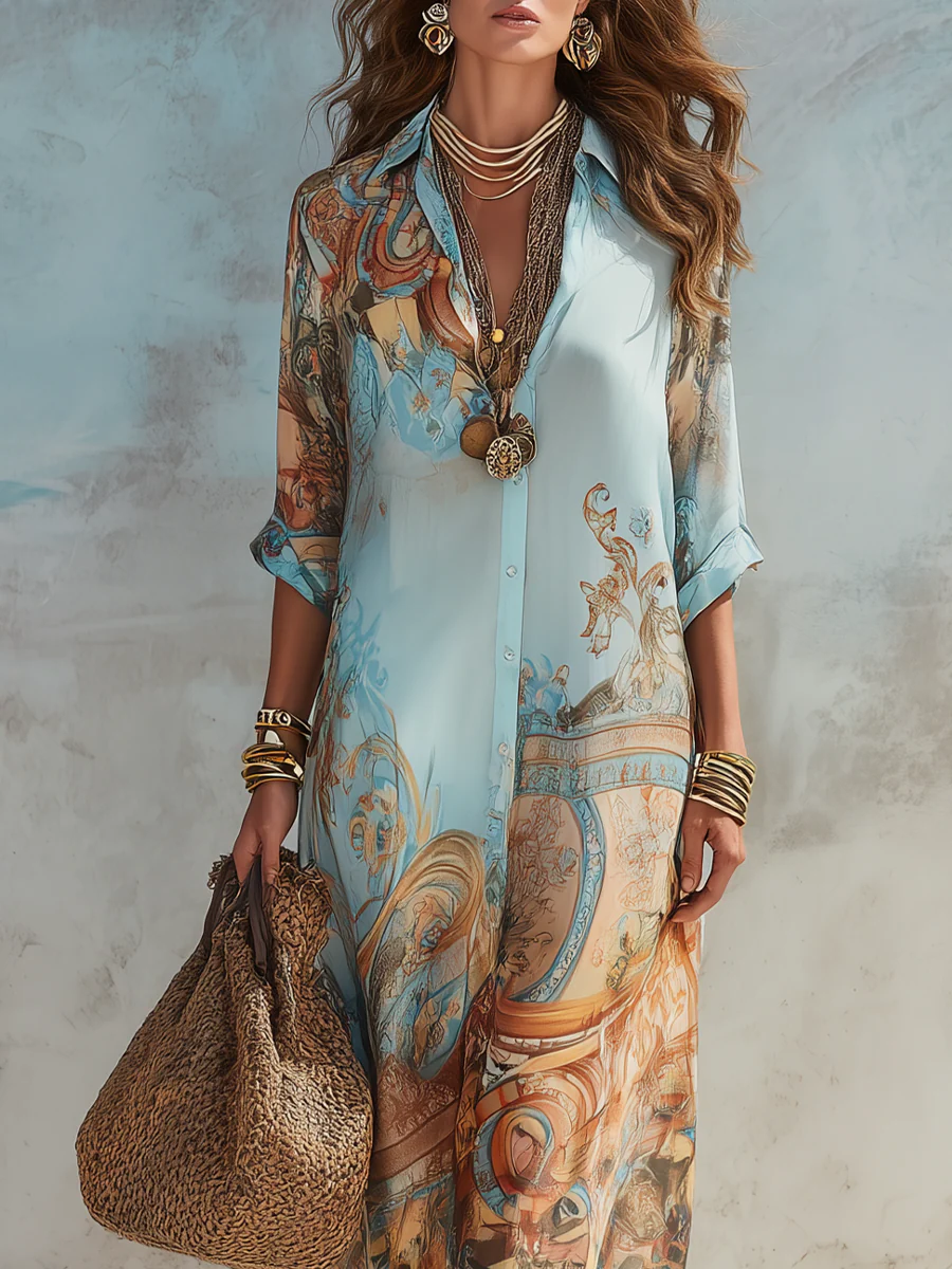 Vestito Valentina - in lino e cotone