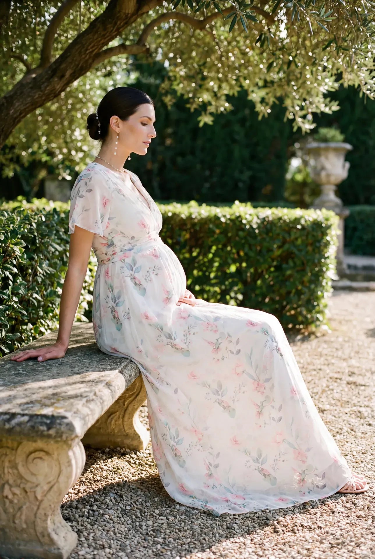 Vestito Bianca - in cotone e lino