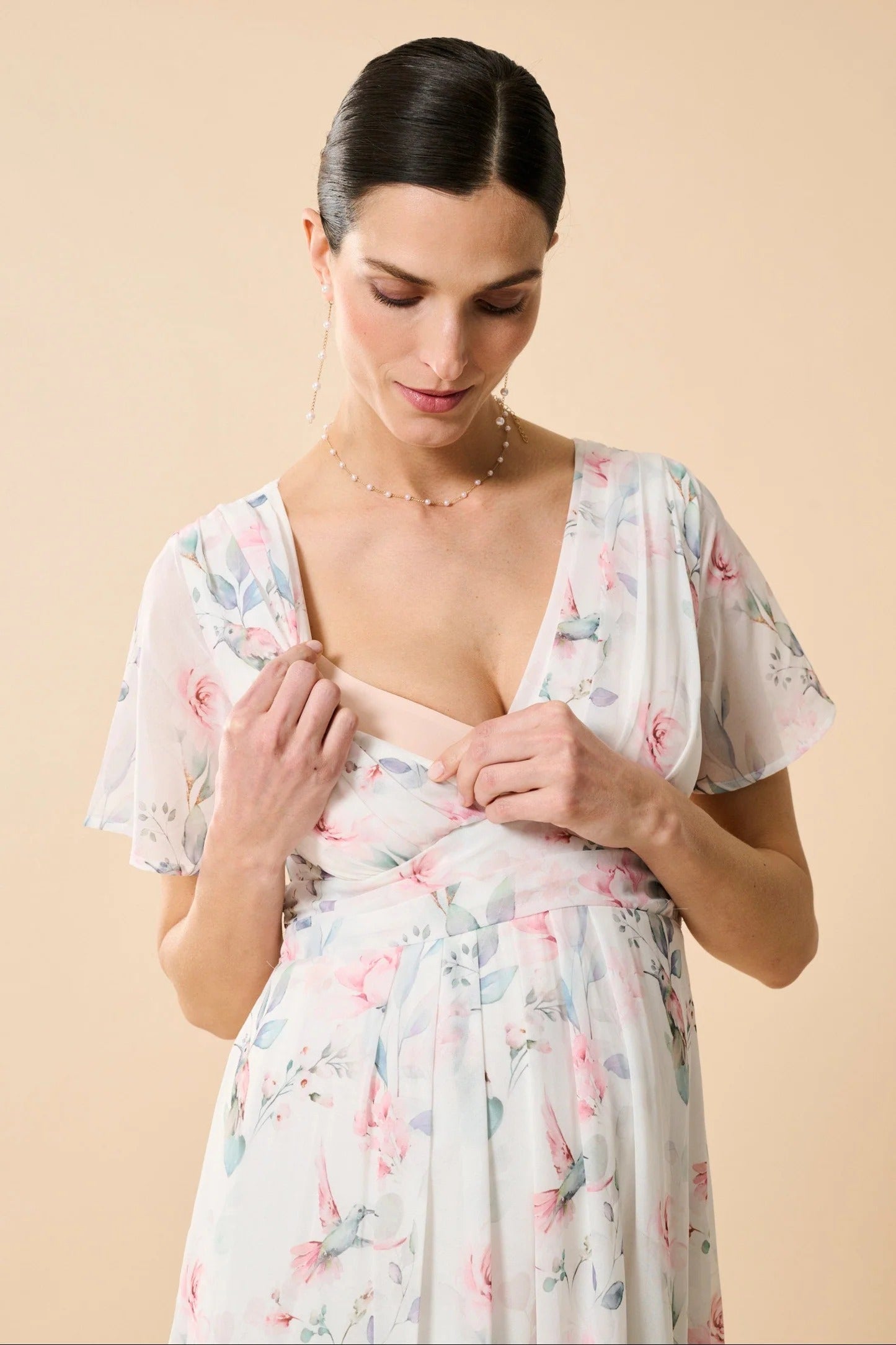Vestito Bianca - in cotone e lino